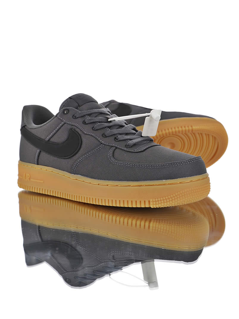 Nike Air Force 1 07 Lv8 Style Black Gum Shoes Aq0117 002 Pics (5) - newkick.cc