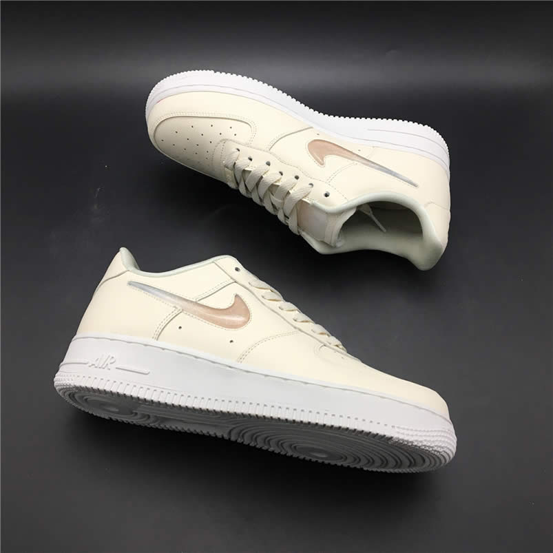 Nike Air Force 1 Womens Jelly Puff Wmns Af1 Low For Sale Pale Ivory Shoes Ah6827 100 (1) - newkick.cc