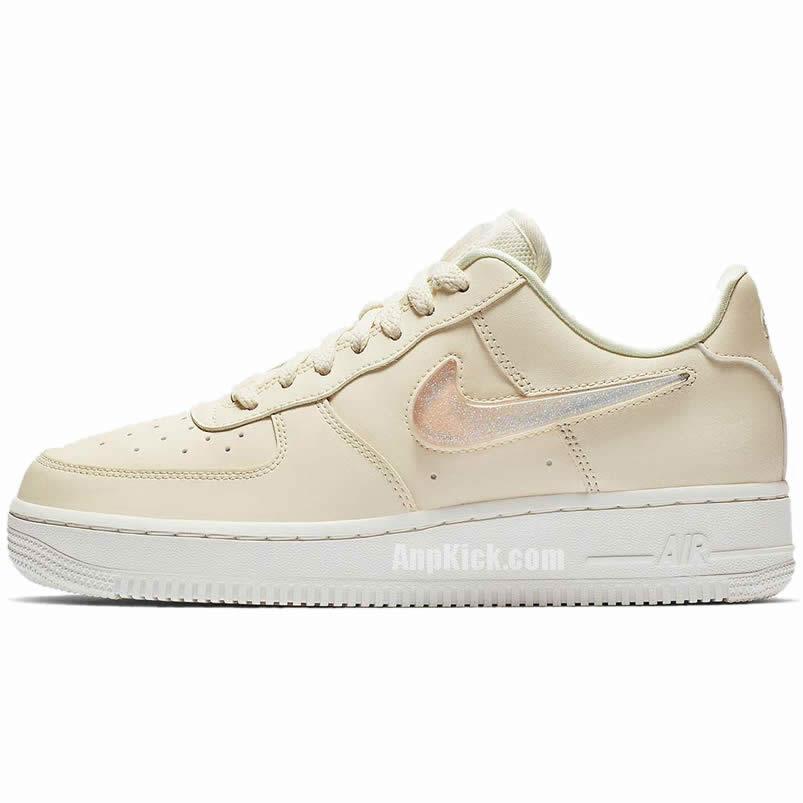 Nike Air Force 1 Womens Jelly Puff Wmns Af1 Low Pale Ivory Shoes Ah6827 100 (1) - newkick.cc