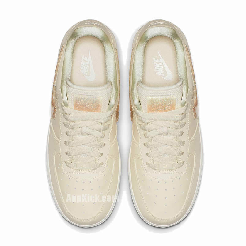 Nike Air Force 1 Womens Jelly Puff Wmns Af1 Low Pale Ivory Shoes Ah6827 100 (4) - newkick.cc