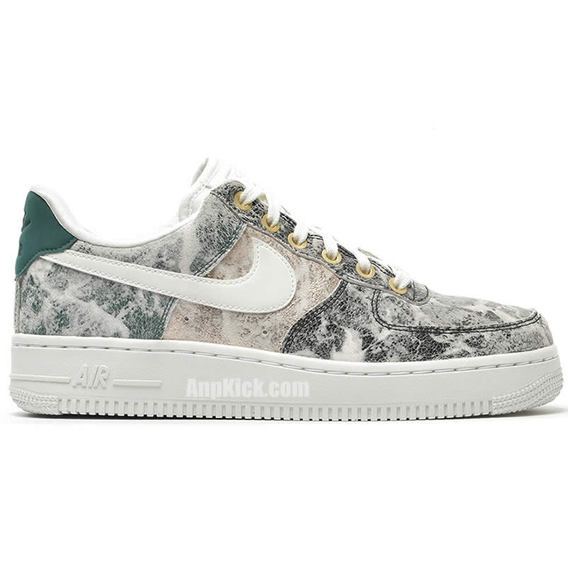 Womens Nike Air Force 1 Low 07 Lxx White Oil Grey Shoes Ao1017 100 (3) - newkick.cc