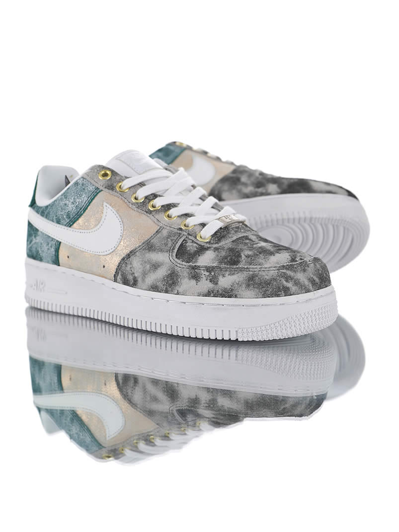 Womens Nike Air Force 1 Low 07 Lxx White Oil Grey Shoes Ao1017 100 Detail Pics (5) - newkick.cc