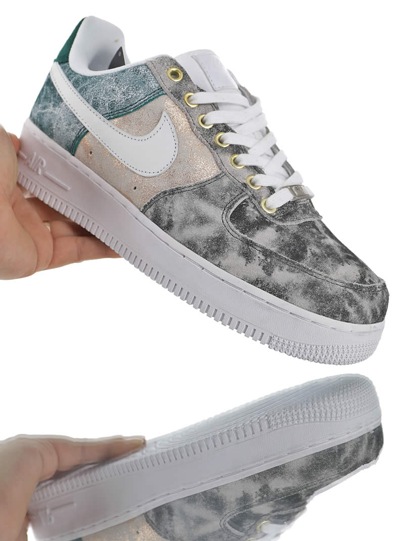 Womens Nike Air Force 1 Low 07 Lxx White Oil Grey Shoes Ao1017 100 Detail Pics (7) - newkick.cc