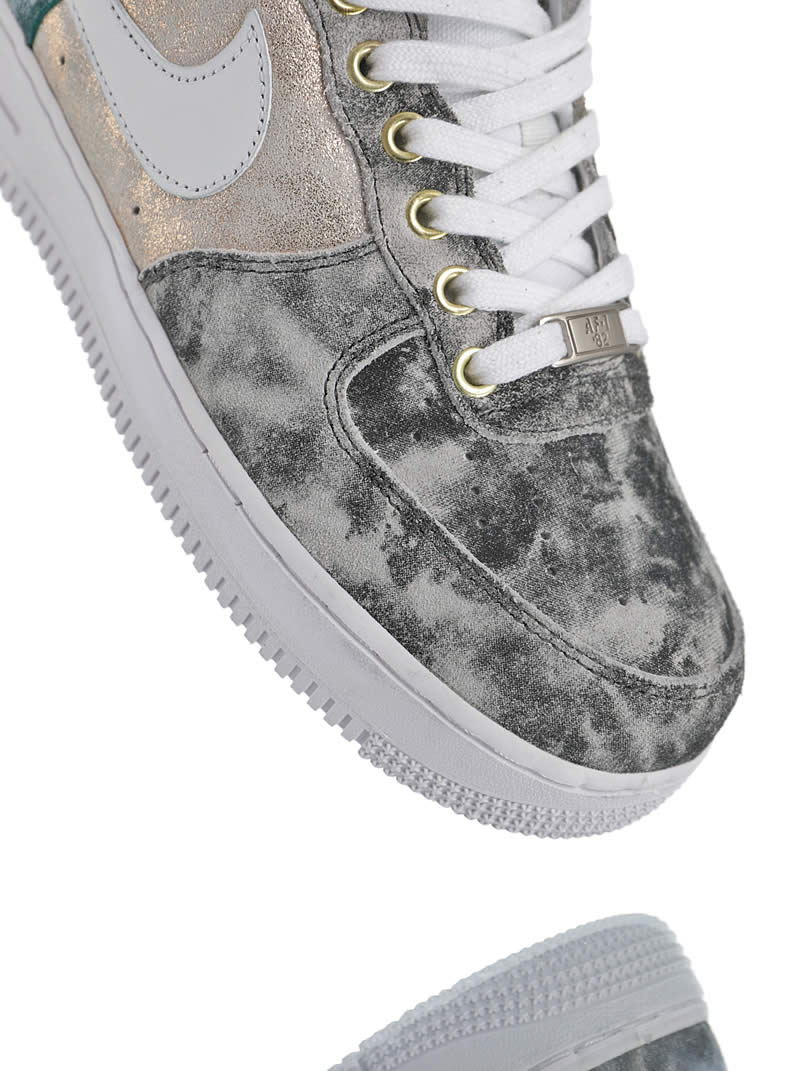 Womens Nike Air Force 1 Low 07 Lxx White Oil Grey Shoes Ao1017 100 Detail Pics (8) - newkick.cc