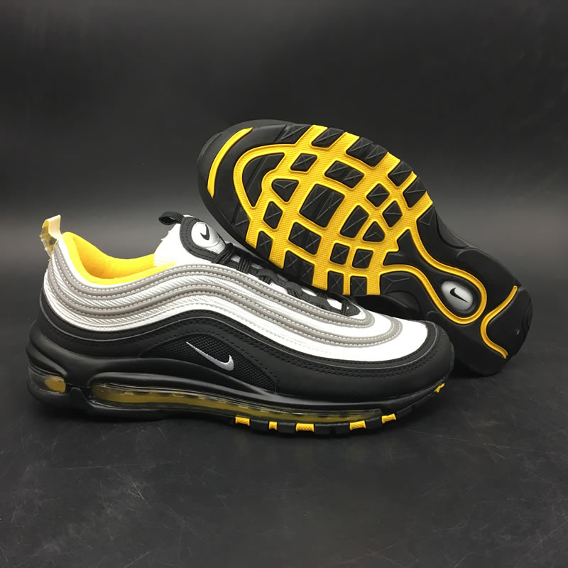 Nike Air Max 97 Amarillo Black/White/Yellow Mens Womens Shoes Release Date 921522-005