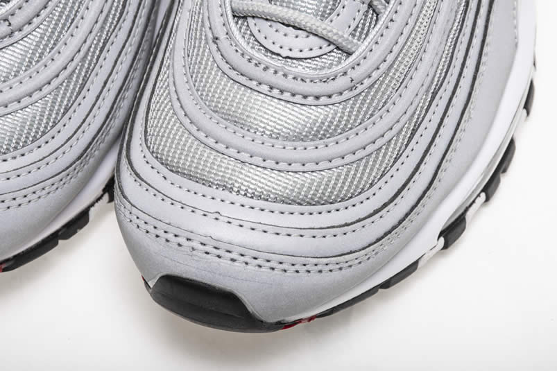 Air Max 97 Premium Reflective Silver Black Bullet Shoes Pics 312834-007