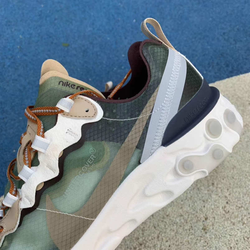 Undercover x Nike React Element 87 'Green Mist' Shoes Collection BQ2718-300 Pics