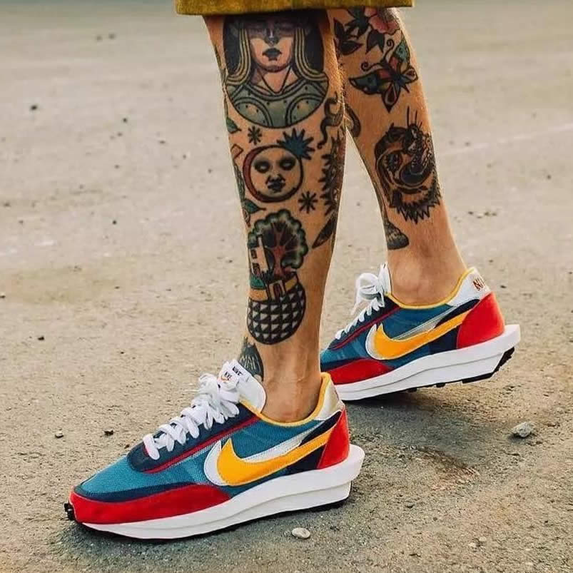 Sacai Nike Ldv Waffle Blue On Feet Bv0073 400 (8) - newkick.cc